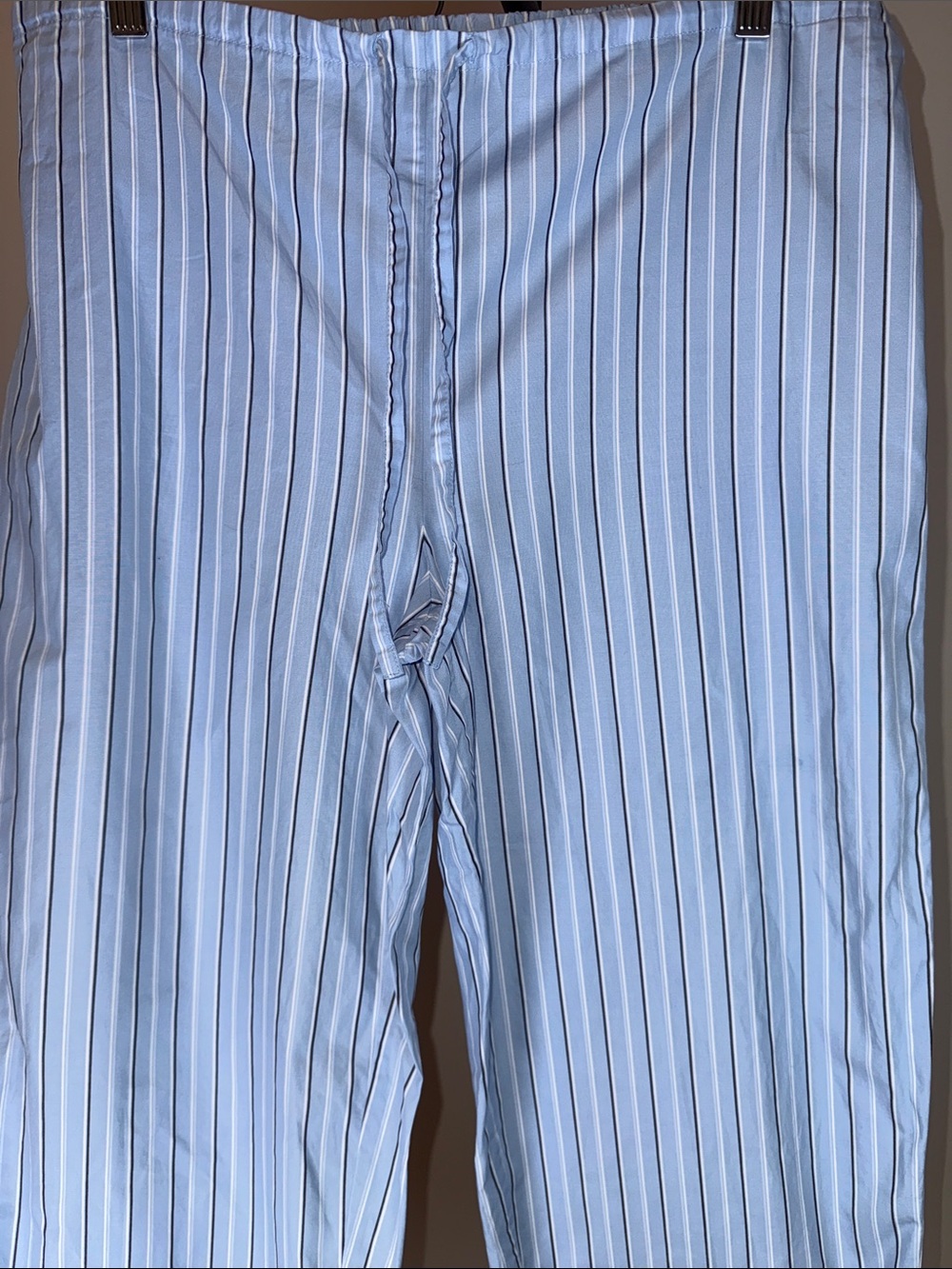 Lauren Ralph Lauren Blue Striped 100% Cotton Pajama Set | Size M - Picture 9 of 13